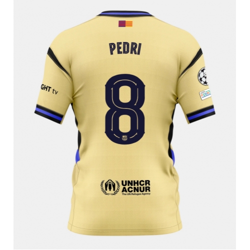 Billige Fotballdrakt Barcelona Pedri Gonzalez #8 Replika Bortedrakt 2025-26 Kortermet Billige Fotballdrakt Barcelona Pedri Gonzalez #8 Replika Bortedrakt 2025-26 Kortermet